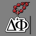 Beaded Necklace W/ Delta Phi Tag